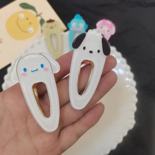 Sanrio Charactes Hair Clips Accesories