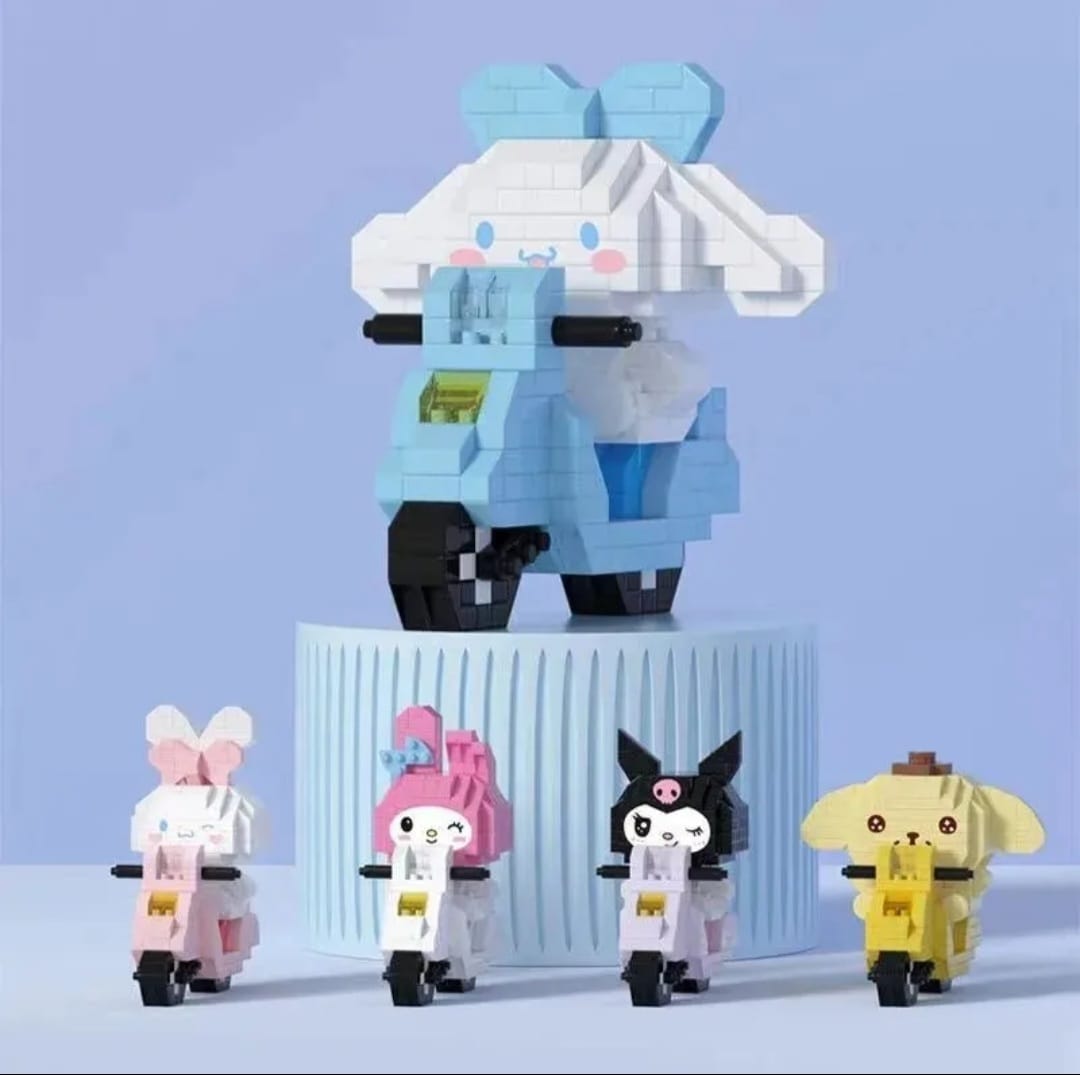 Sanrio Characters Building Blocks Figure DIY