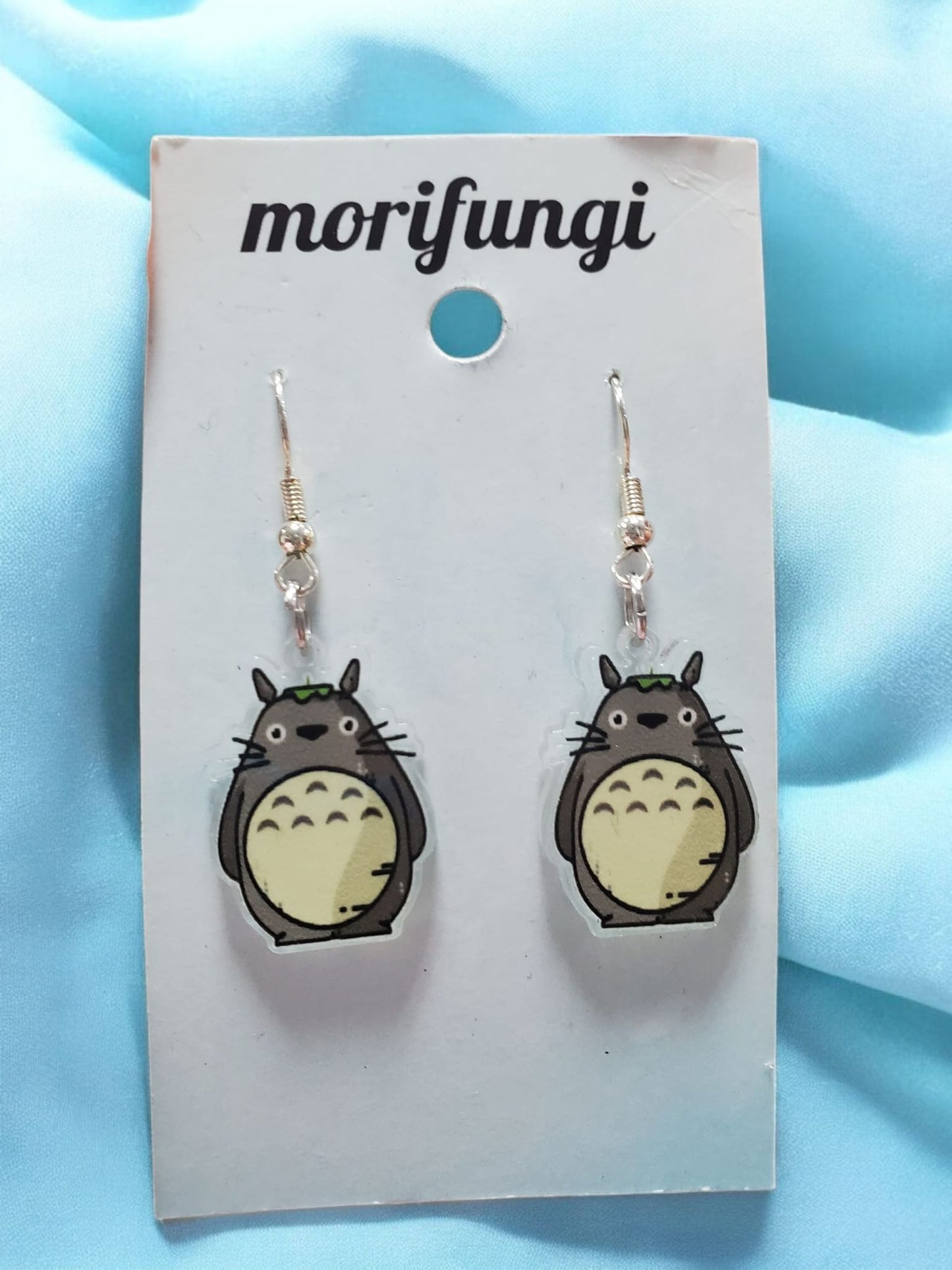 Totoro Studio Ghibli Cute Cat Stainless Steel Charm Earrings