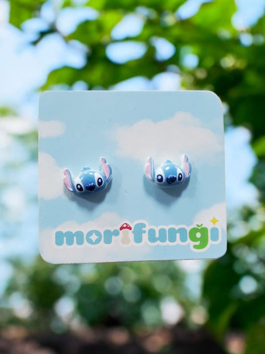 Stitch Stainless Steel Stud Earrings