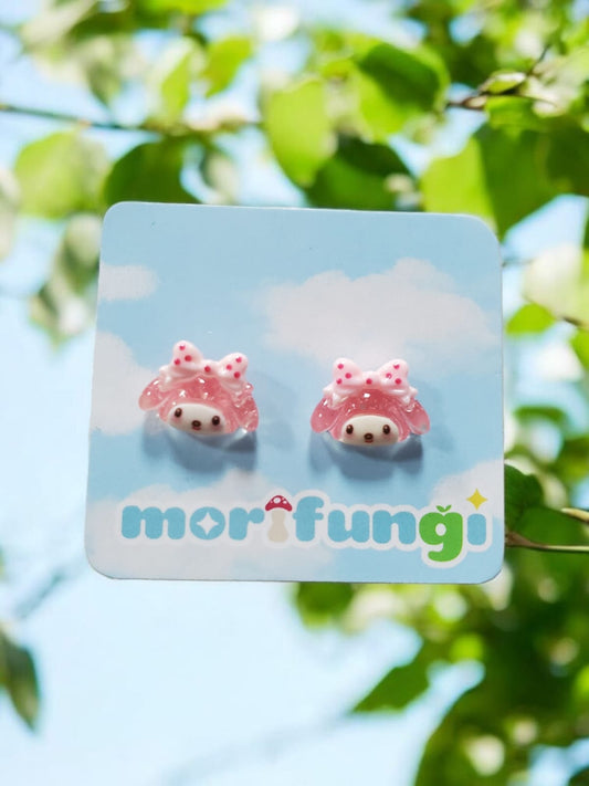 My Melody Stainless Steel Stud Earrings