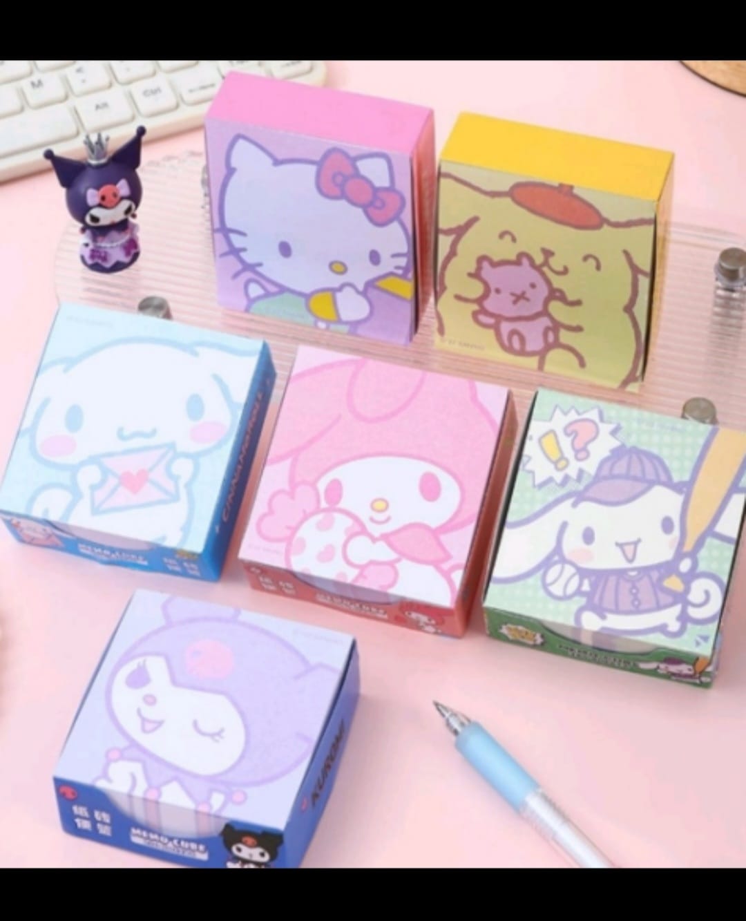 Sanrio Characters Notepad Memopad Notes Paper