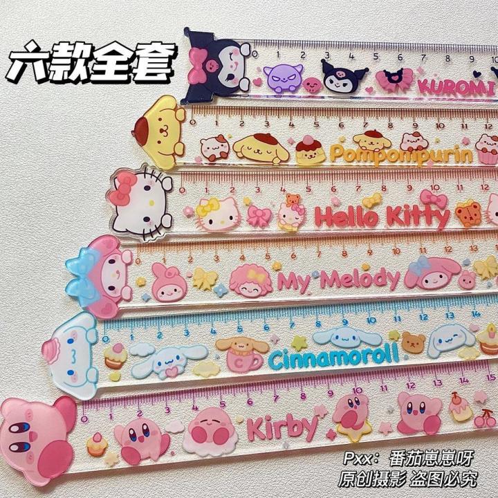 Sanrio and Kirby Rulers