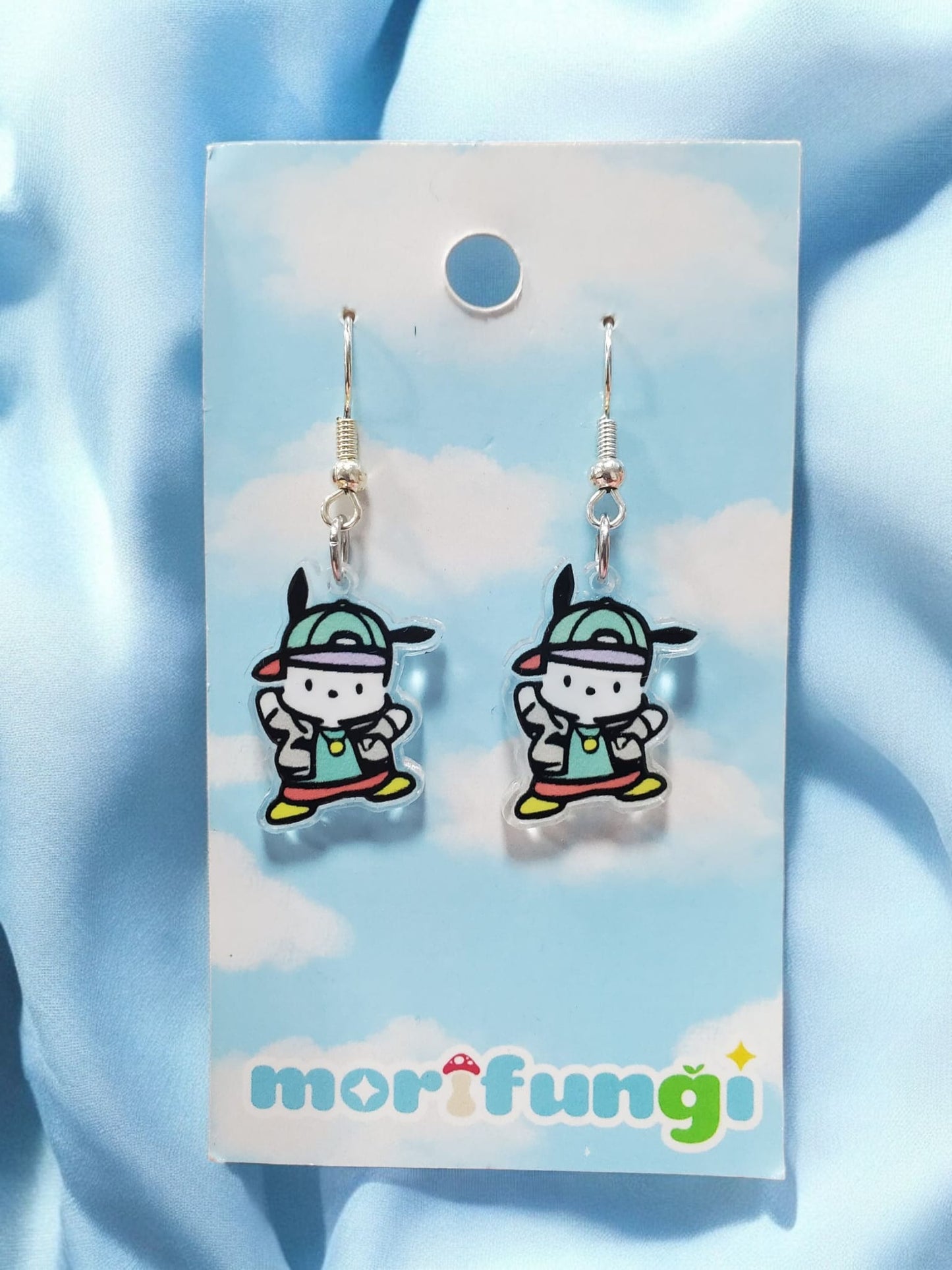 Pochacco Sanrio Cute Dog Stainless Steel Charm Earrings