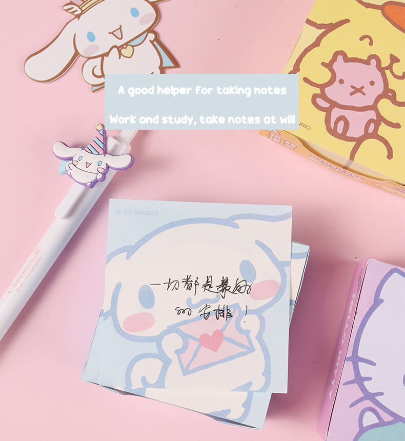 Sanrio Characters Notepad Memopad Notes Paper