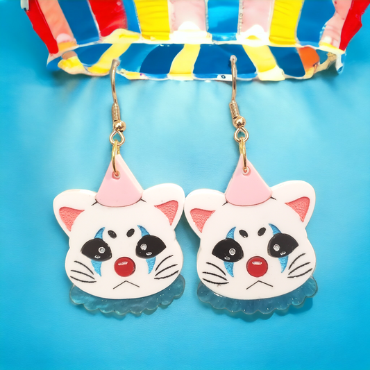 Circus clown cat